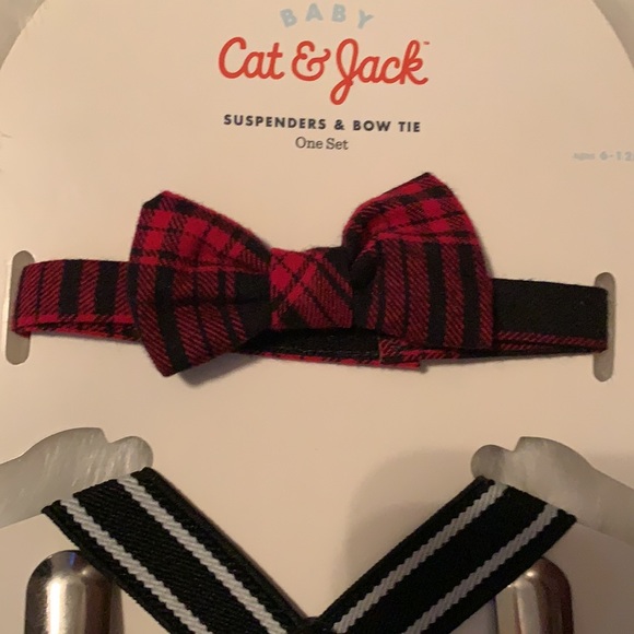 Cat & Jack Suspenders & Bow Tie - Picture 2 of 6